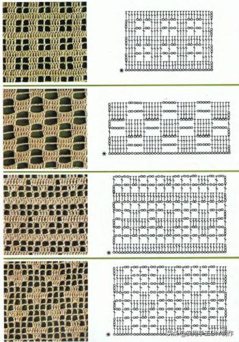 「钩编图解」68种渔网编织花样，你也许用的到  -图6