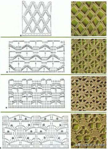 「钩编图解」68种渔网编织花样，你也许用的到  -图5