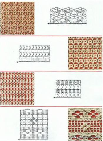 「钩编图解」68种渔网编织花样，你也许用的到  -图8