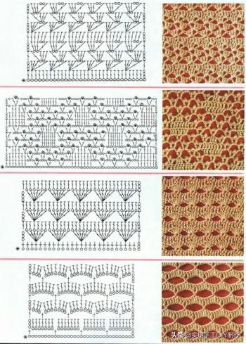 「钩编图解」68种渔网编织花样，你也许用的到  -图10
