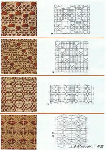 「钩编图解」68种渔网编织花样，你也许用的到  -图15