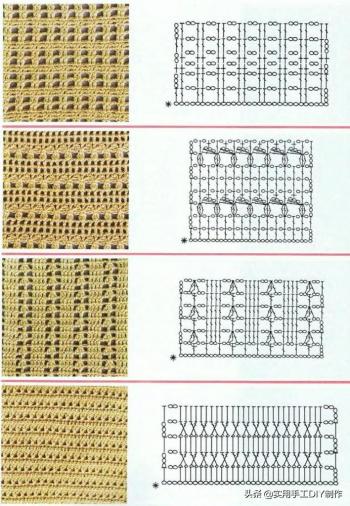 「钩编图解」68种渔网编织花样，你也许用的到  -图16