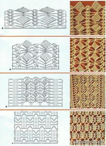 「钩编图解」68种渔网编织花样，你也许用的到  -图17