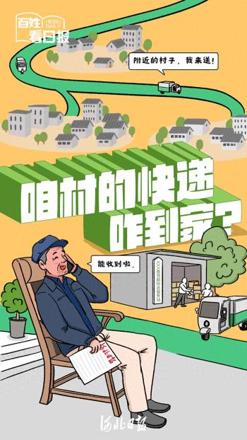 百姓看日报丨咱村的快递，咋到家？  -图1